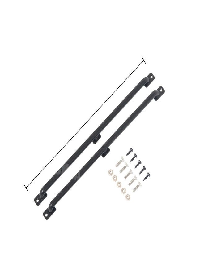YSKMLOLP RC Car Body Shell Left,Right Metal Handrail,2pcs Metal Body Shell Handrail 75mm/133mm/150mm Length for 1/10 RC Crawler TRX4 Axial SCX10 90046 D90 CC01 TF2(133mm) - Image 1